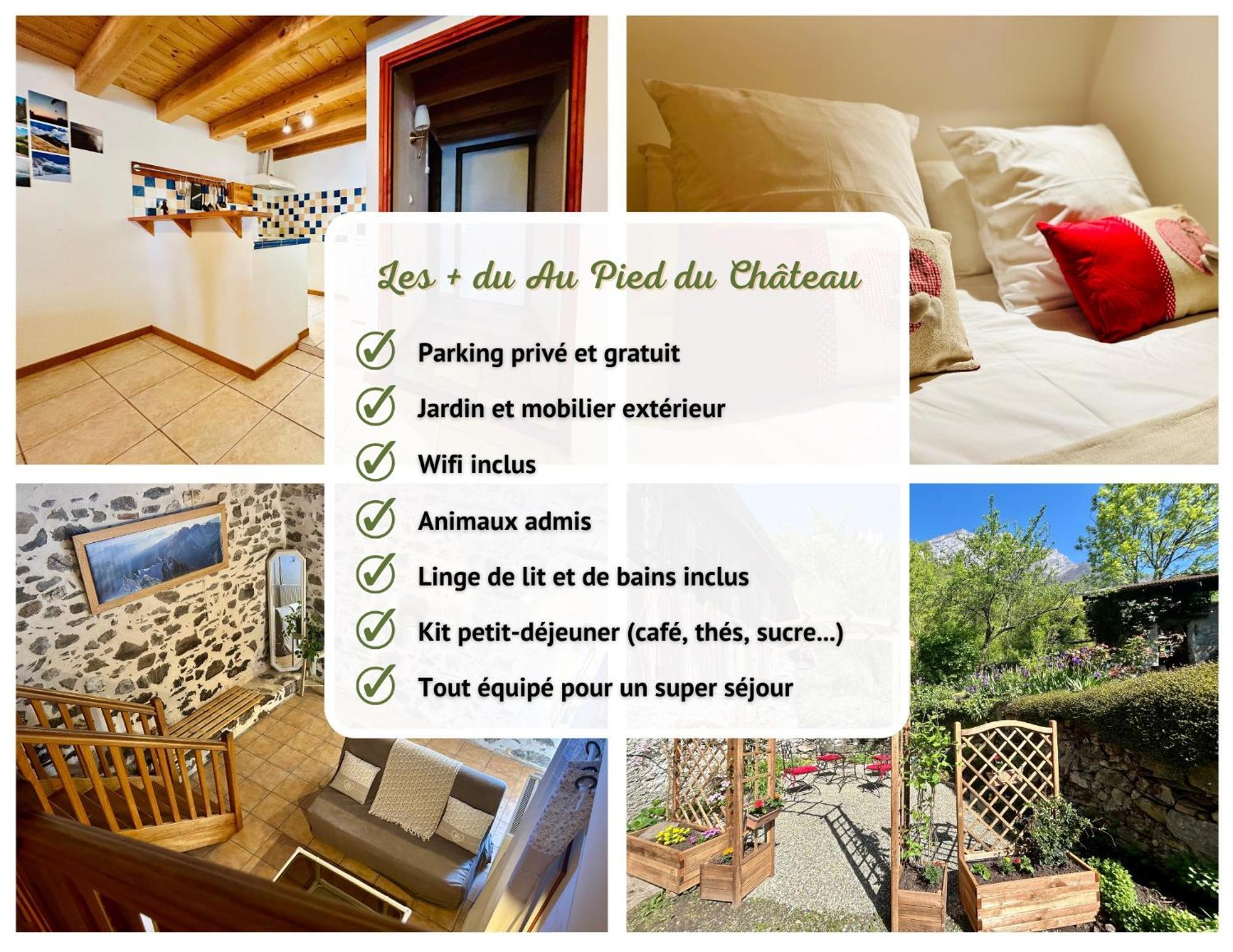 Au Pied Du Chateau- Parking Wifi Jardin - Clg Savoie Freterive Екстериор снимка